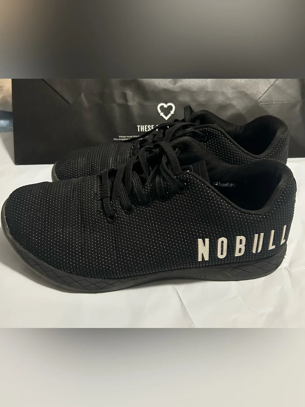 NOBULL Black Unisex Training Shoes M 7.5/ W 9